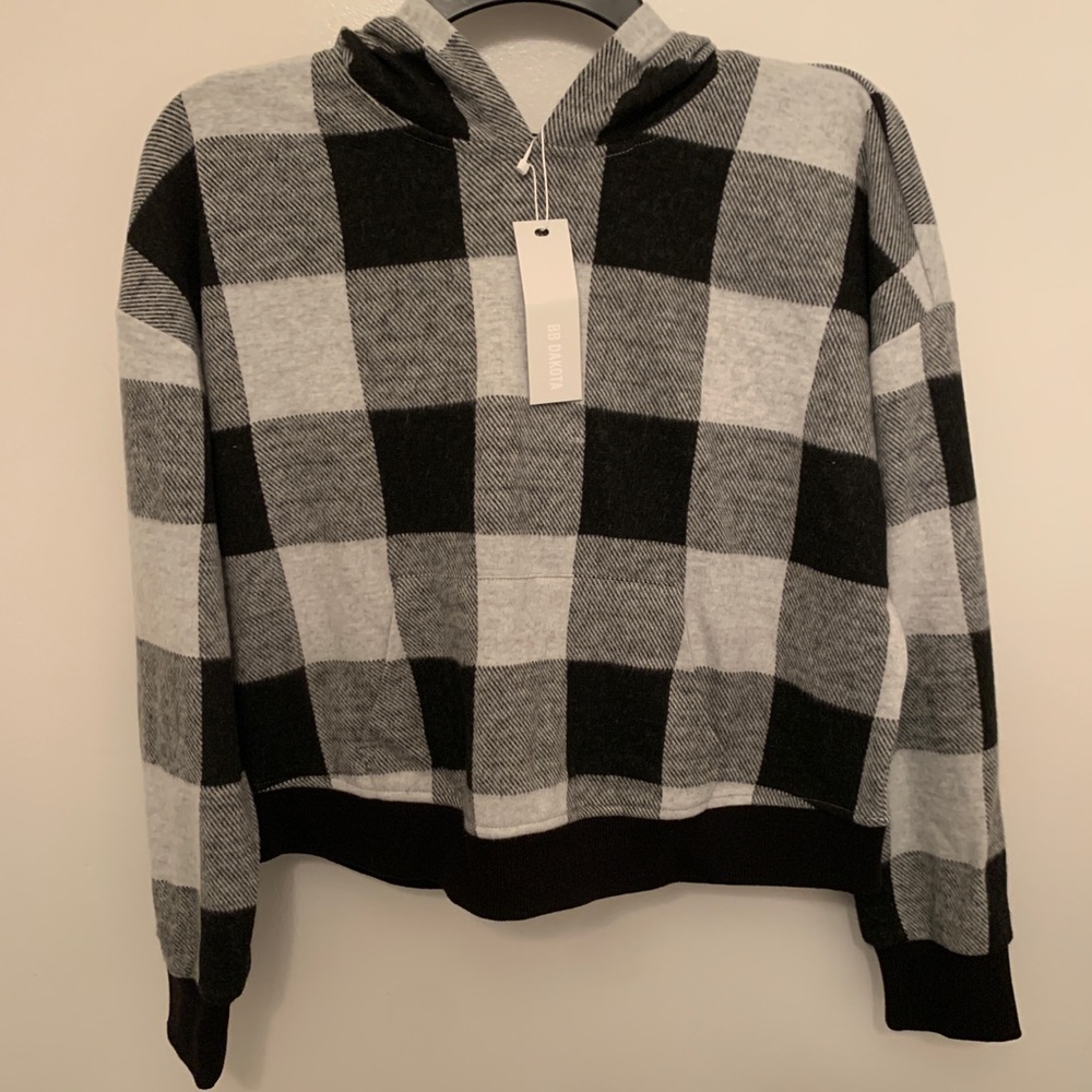 BB Dakota Black and White Sweatshirt